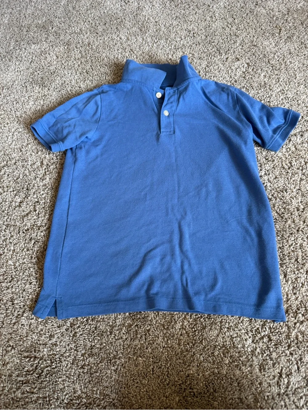 Boys Size 8 - Black H&M Jeans- Oshkosh blue collared & White undershirt